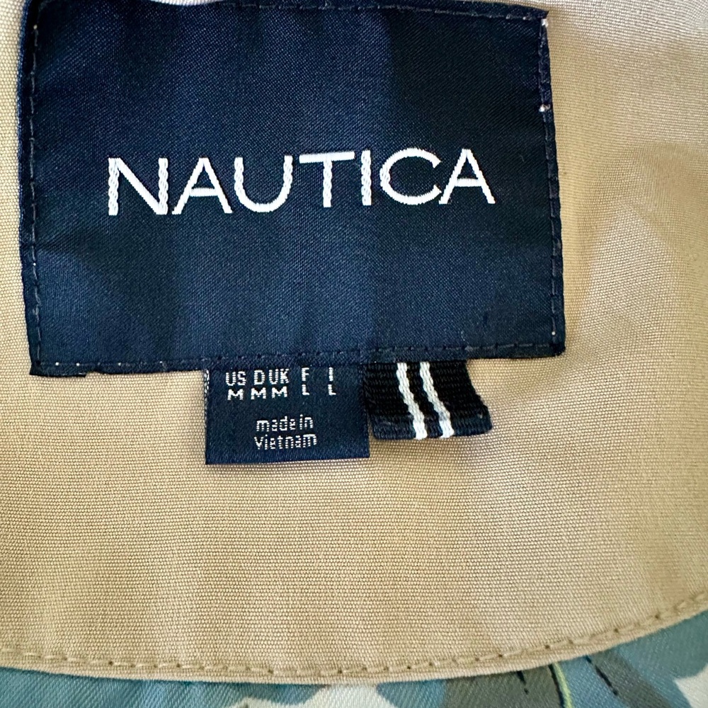 Nautica Classic Tan Trench Coat - Picture 7 of 9